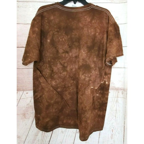 Brown Grateful Dead Reprint Tye Dye Gildan Heavy %100 Cotton XL T Shirt - Picture 2 of 11